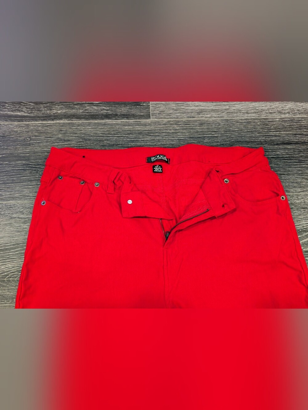 Women’s Red Jeggings – Stretch Pull-On Slim Fit - Picture 6 of 9